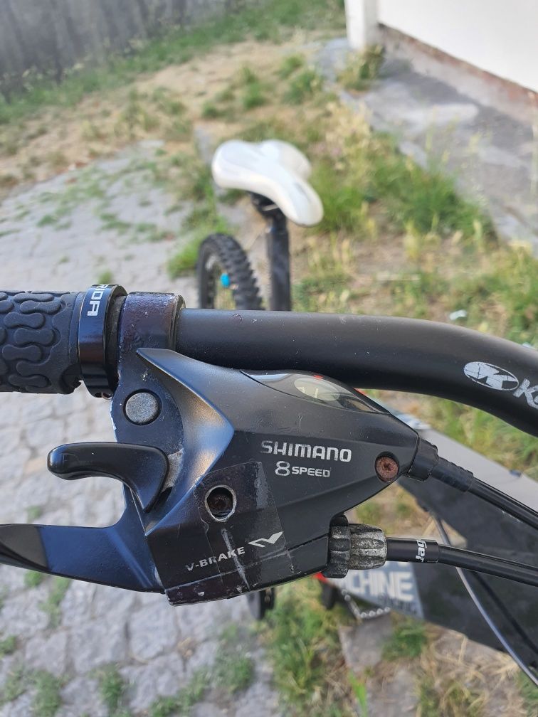 Vendo bicicleta rock rider machine com suspensao dirt jumper 4