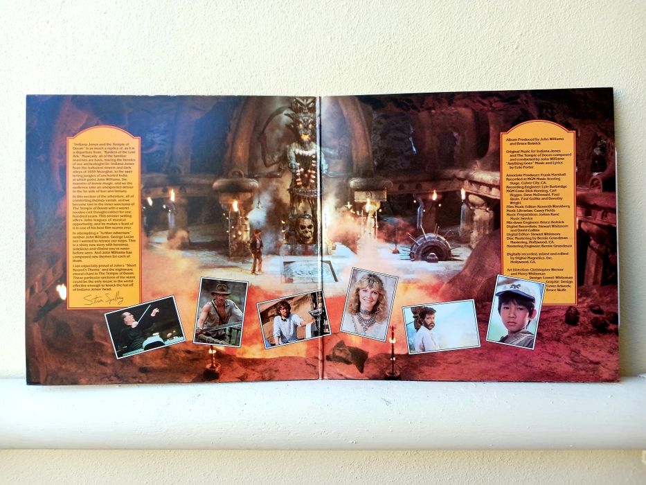 Indiana Jones e o Templo Perdido - Vinil com banda sonora original