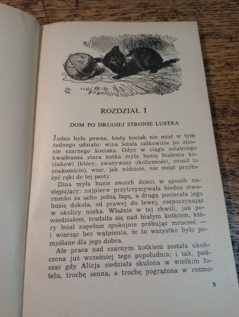 O tym, co Alicja odkryła po drugiej stronie lustra. Lewis Carroll