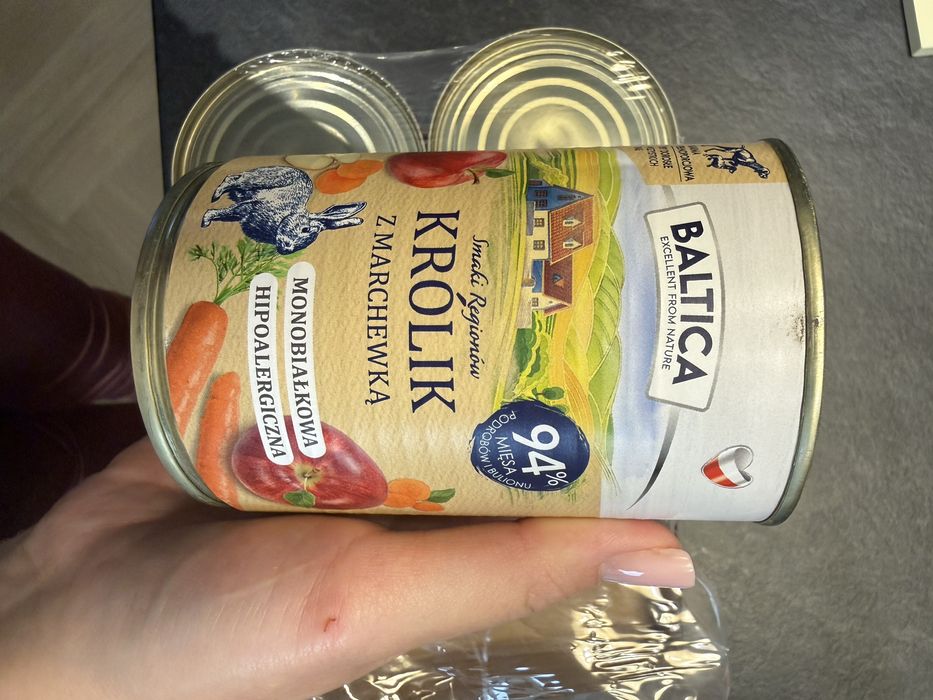 Baltica karma dla psa puszka krolik z marchewka