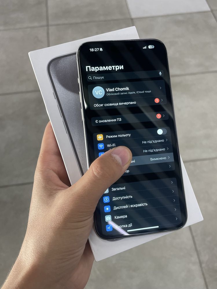 Iphone 15 pro max 256 white titanium