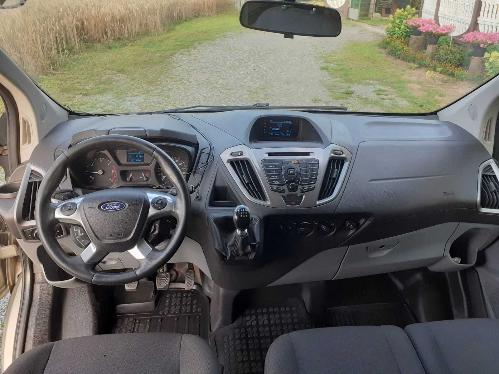 Ford Transit Custom 2.2TDCi, 125KM, 2012 rok, 9-osobowy