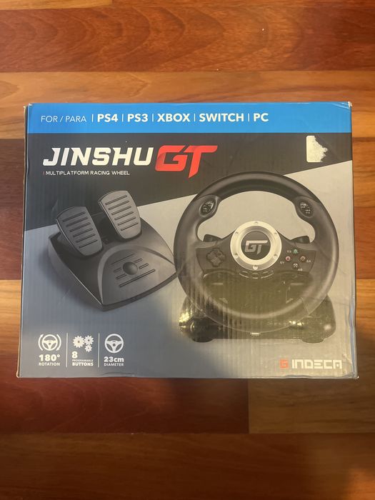 Volante com pedais Jinshu GT