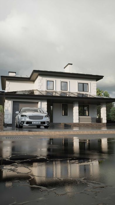 Архітектор. Проєкт будинку.