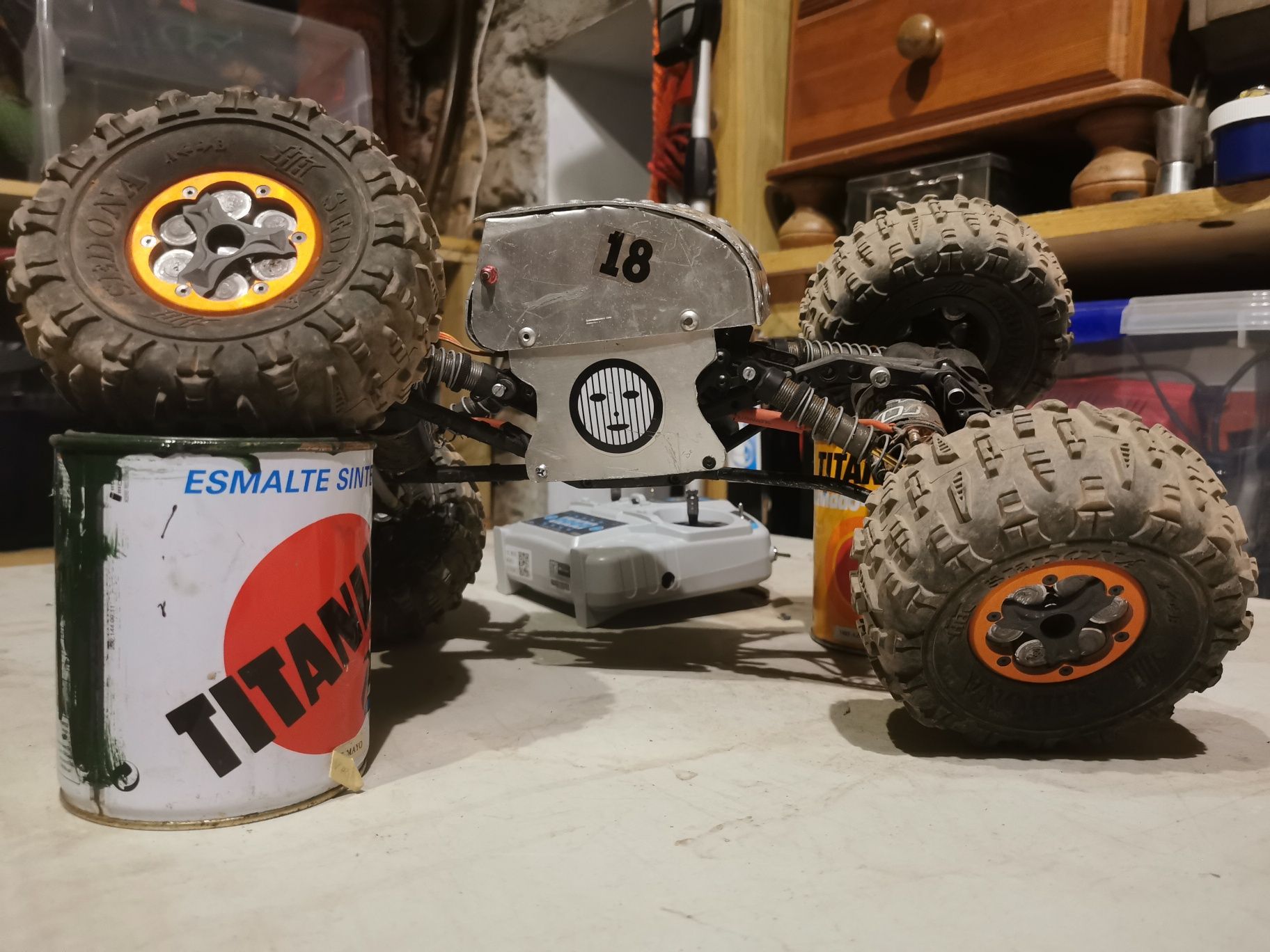 Axial xr10 Motor em cada eixo rc crawler profissional
