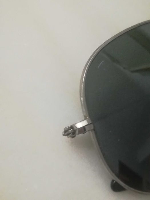 Ray ban aviator originais lentes prateadas