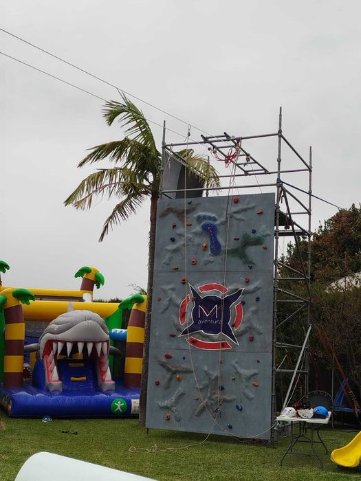 Air bungee, insufláveis, varredora, torre escalada, insuflável gigante