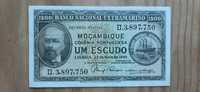 Nota Moçambique 1 Escudo Português 1944