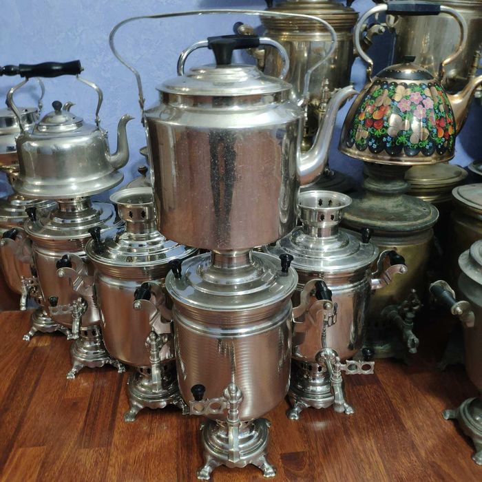 Продам ! Чайник ЭКСКЛЮЗИВ  Редкий 30-40 г.в на 6 л латунь в никеле !