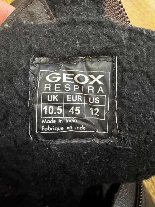 Шкіряні чоботи, зимові, GEOX RESPIRA, 45 розмір