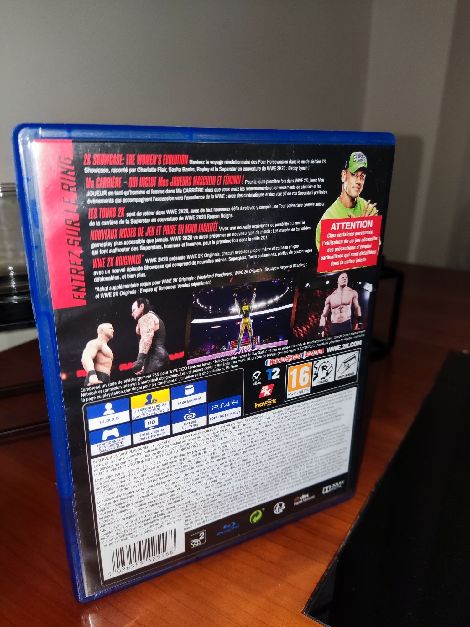Jogo ps4 Wrestling W2k20