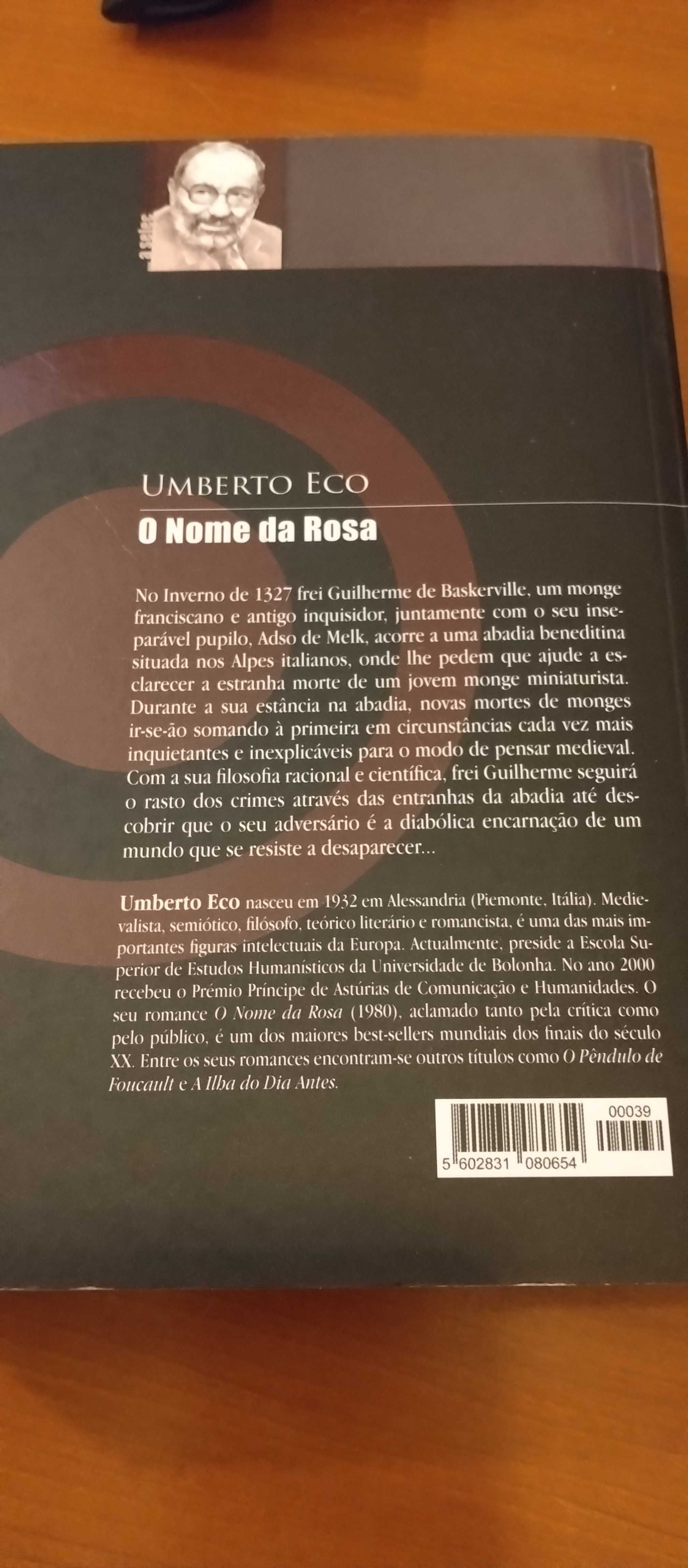 O Nome da Rosa - Magnífico romance