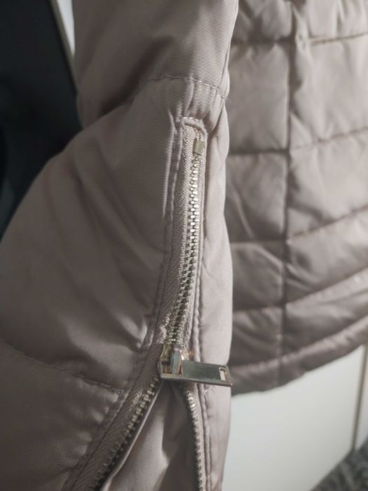 Casaco Bege da Mango, quente para os dias frios