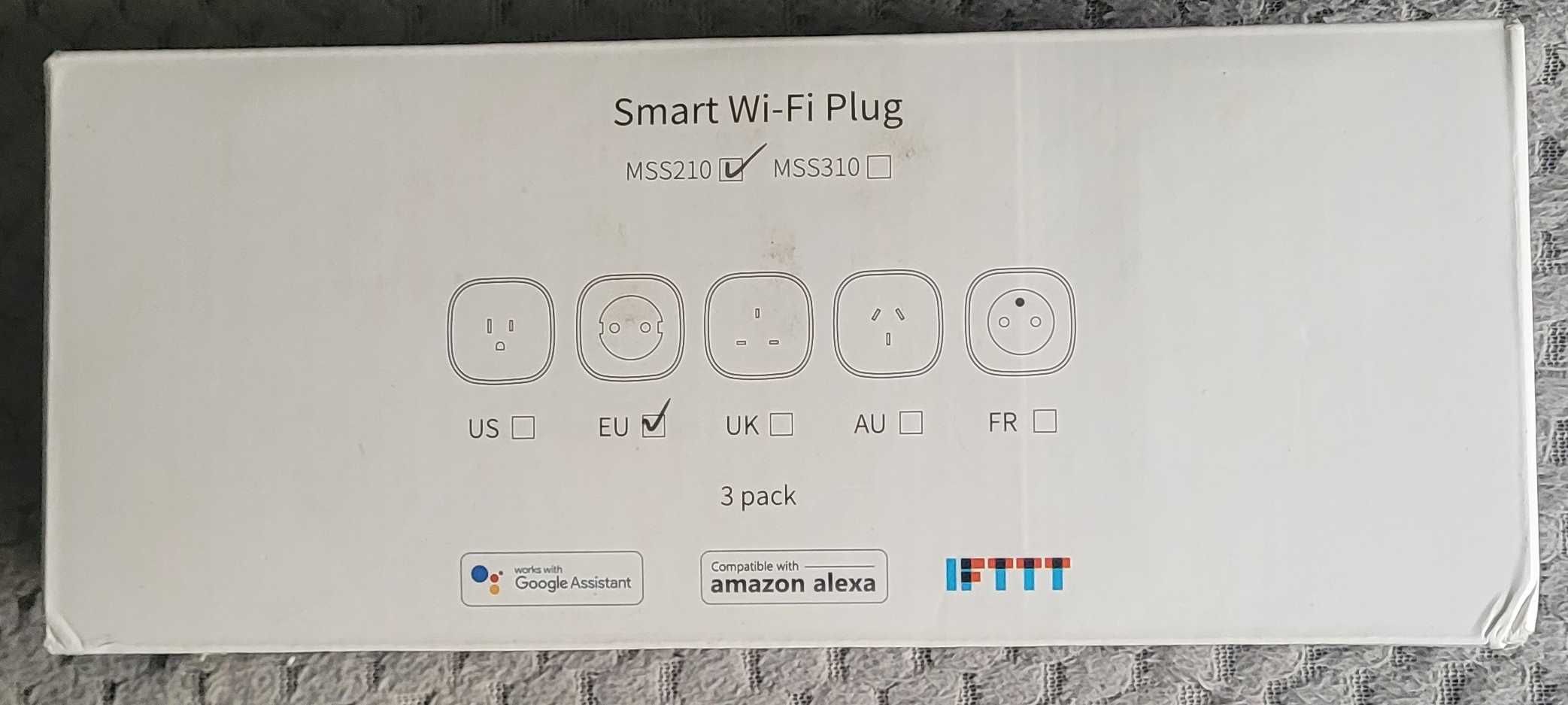 Gniazda Elektryczne zdalnie sterowane Smart WiFi Meross MSS210  3pack