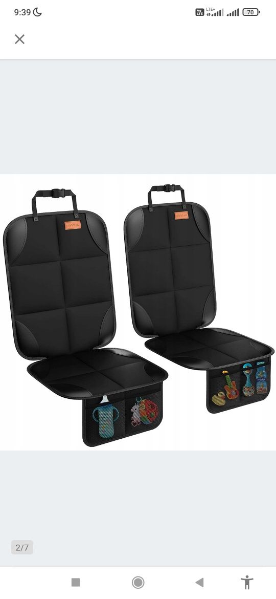 Mata ochronna na pojedynczy fotel Smart eLf uniwersalne 2 pack