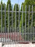 płot metalowy 10 przęseł,2 bramy i 1 furtka
