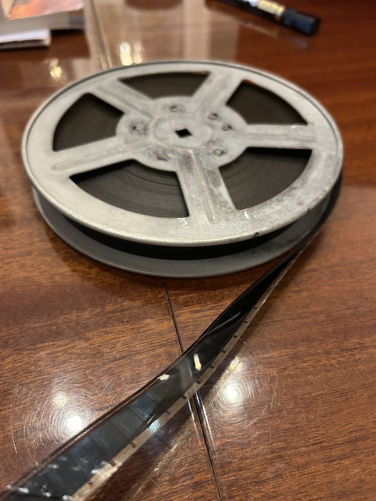 Taśma filmowa 16mm mała szpulka dekoracja