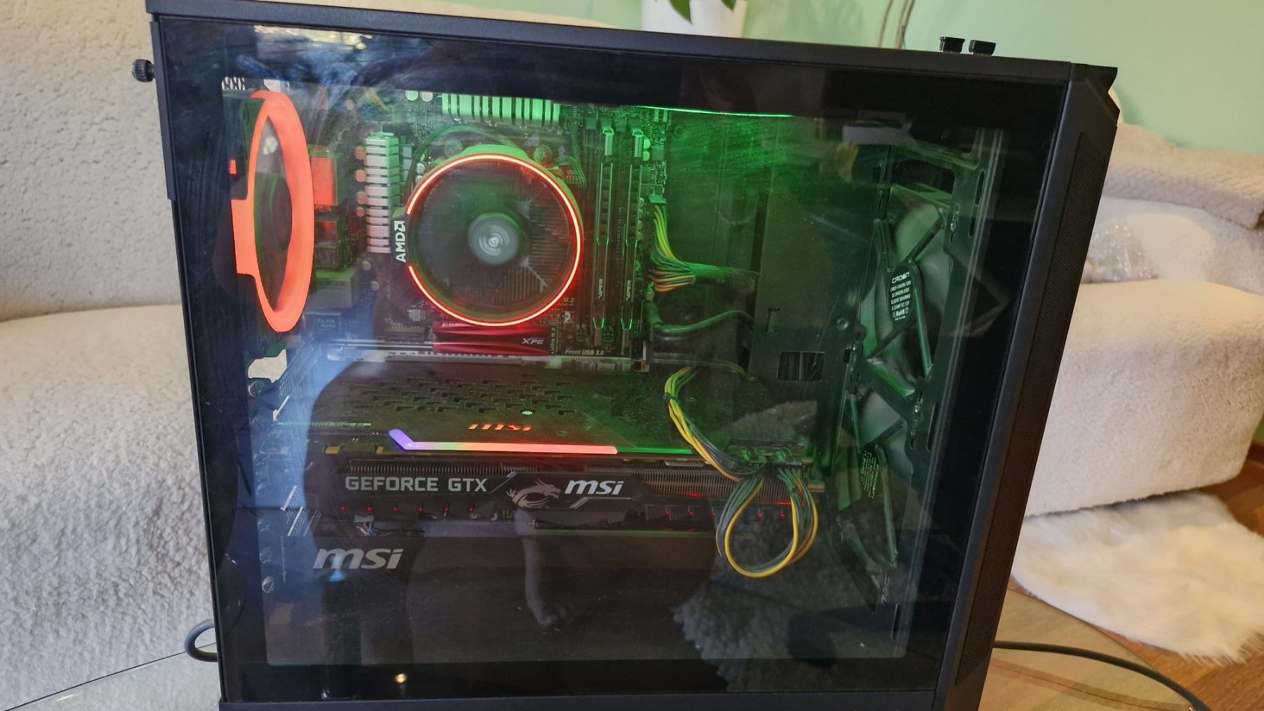 Пк gtx1080ti/32ram/1000ssd/r7-2700/b350 pro4/ ігровий