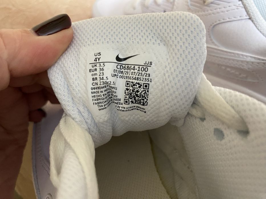 Фірмові кросівки nike оригінал nike air max 90 white / найк аїр макс 9