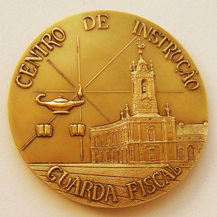 Medalha de Bronze Brasão Centro de Instrução da Guarda Fiscal GNR