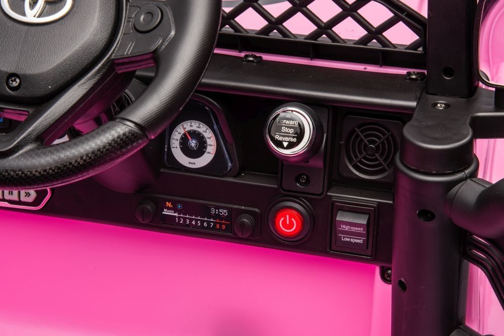 Bluetooth samochód jeep Auto Na Akumulator Toyota FJ Różowe 4x4