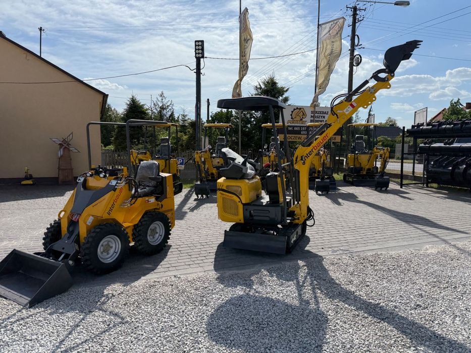 NOWA mini ładowarka Interbauer MLR240 BOBCAT udźwig 350kg szer. 101cm