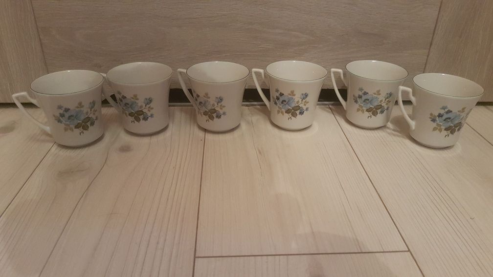 Kubeczki kubki filiżanki porcelanowe 6szt