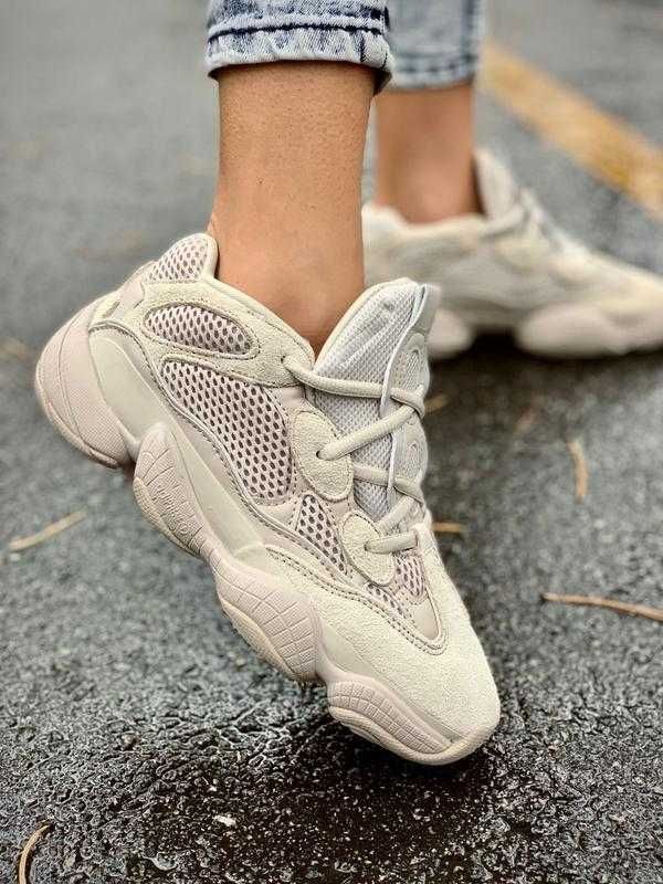 Кросівки весняні для чоловіків та жінок. Adidas Yeezy Boost 500 Blush