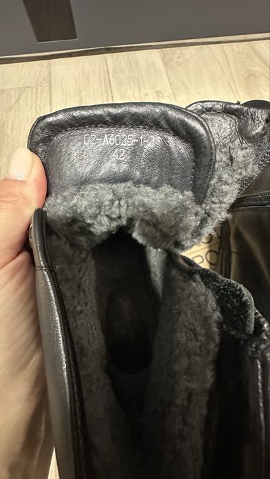 Ботинки мужские Vitto Rossi зимние натур кожа и мех 42 р.