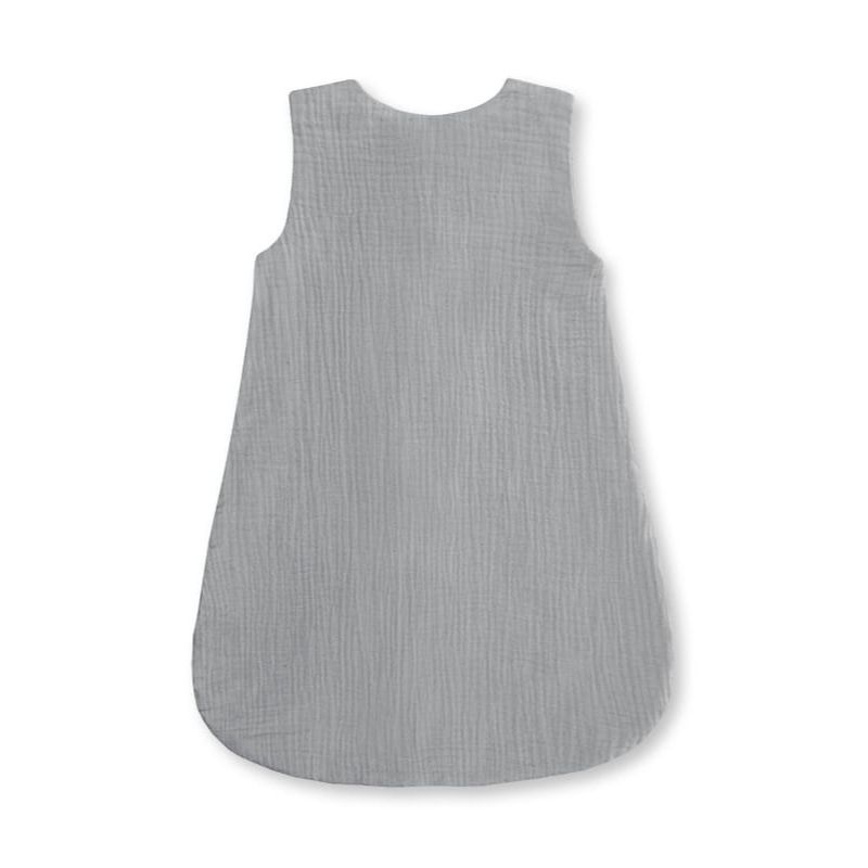 Dwustronny Śpiworek Muślinowy (0-4m) Dark Grey - Sleepee