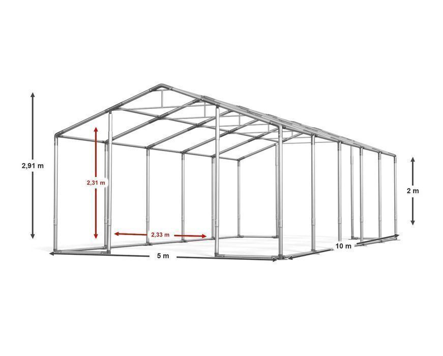 Namiot do ogrodu Namiot imprezowy Namiot całoroczny 5x10x2m NOWY