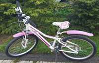 Rower GIANT Areva 24" biały różowy