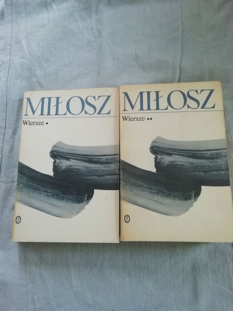 Czesław Miłosz 2 tomy wierszy