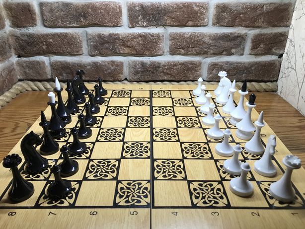 Шахматы шашки нарды 3в1 подарункові дошка 50х50см