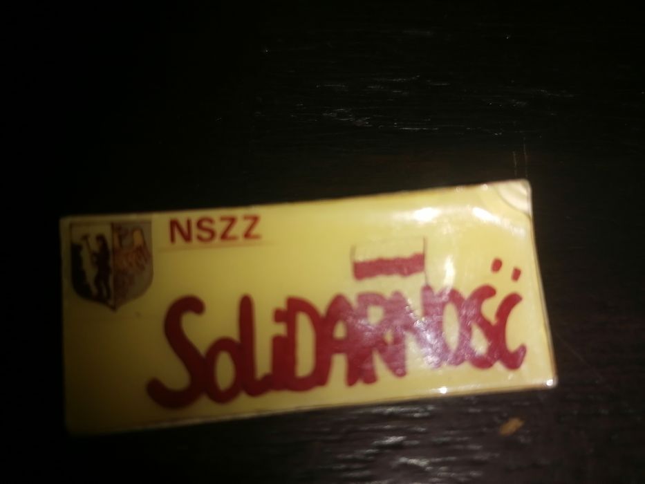 Znaczek pszypinany solidarnosc