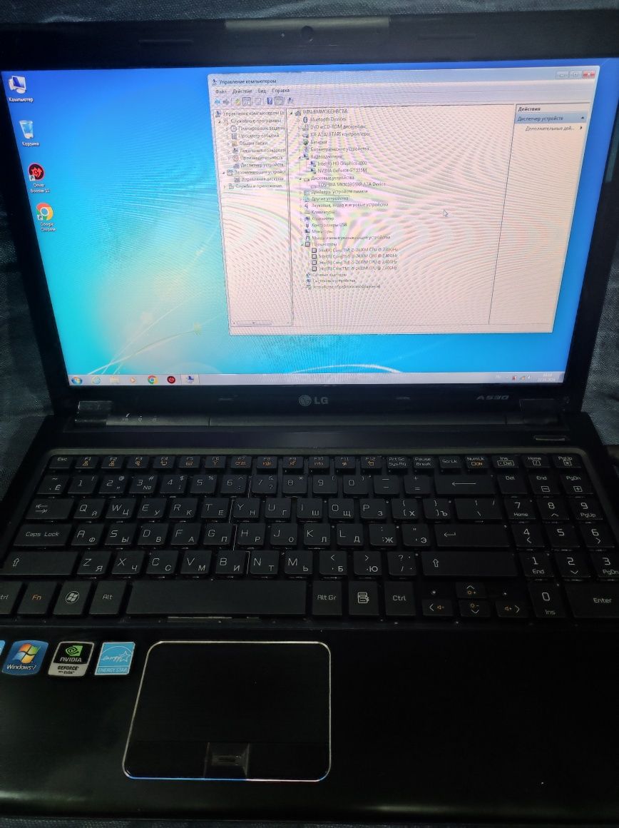 Ноутбук LG A530. I5-2430/RAM 4gb/HDD 500gb/GeForce GT555m, 1gb