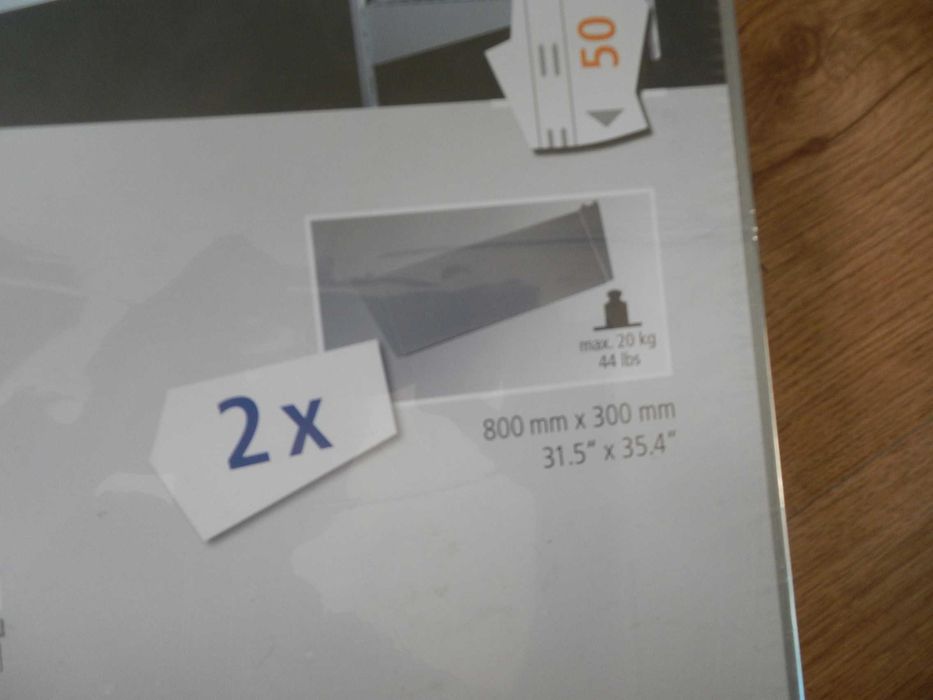 Wyprzedaż:Składana półka 2 szt. półki 80 x 30 cm ,OPIS!