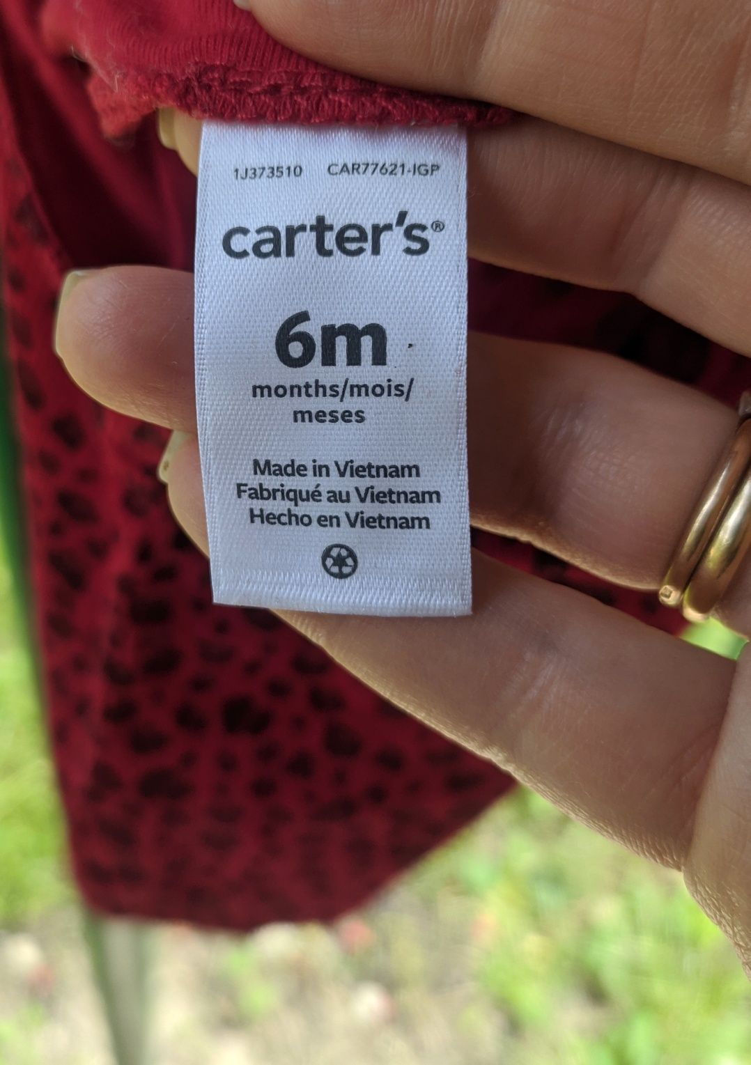 Дитячий сарафан Carter's + колготи у подарунок, 6 міс