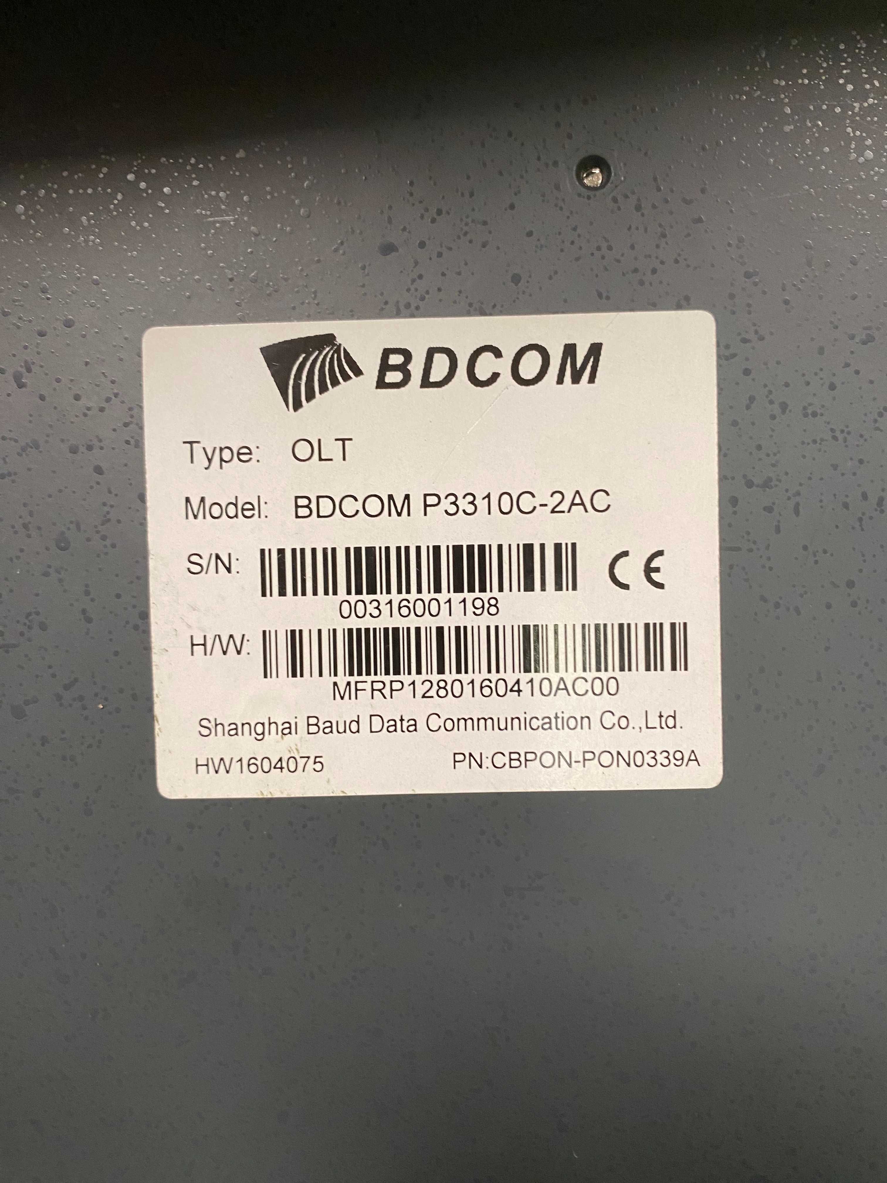 Комутатори PON: BDCOM P3310C, BDCOM P3310B, BDCOM GP3600-16