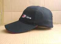 NOWA regulowana czapka z daszkiem logo S LINE SLine czarna
