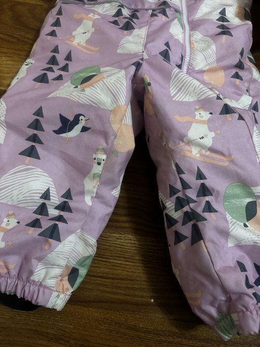 Зимовий комбінезон для дівчинки 86