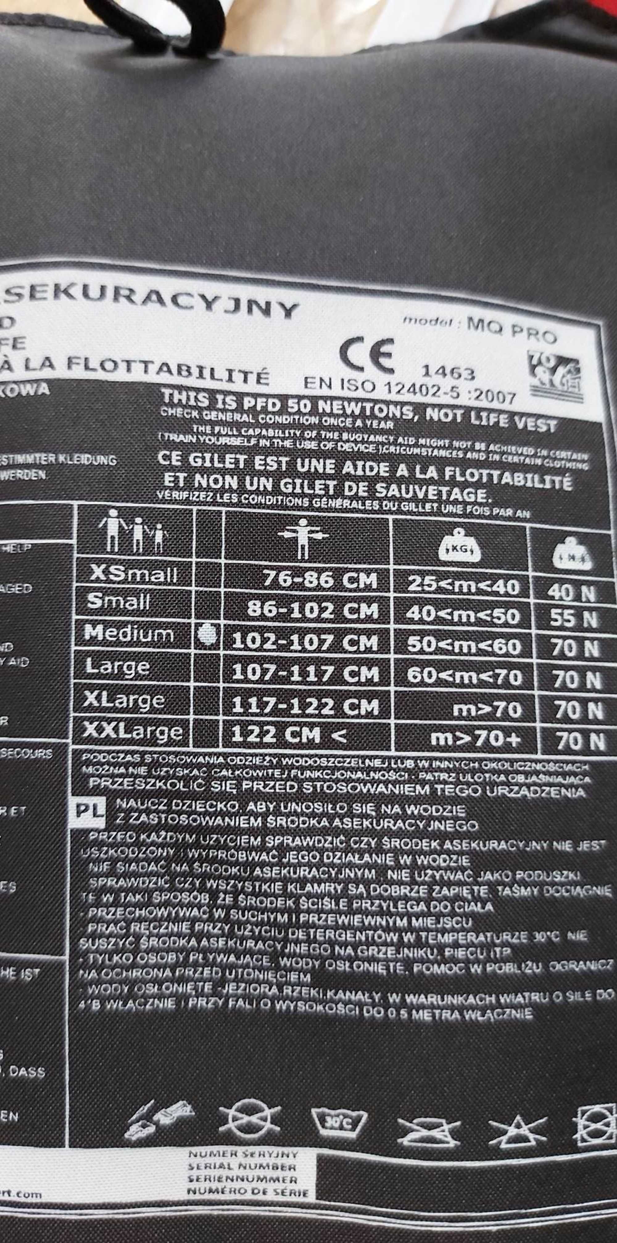 Kamizelka asekuracyjna Aquarius MQ