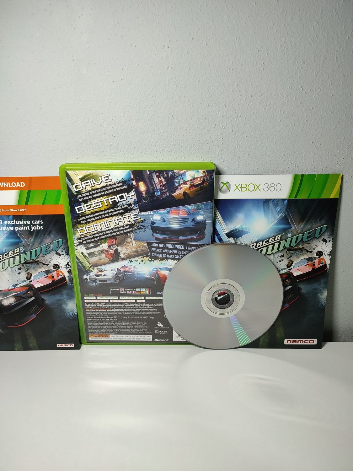 Ridge Racer: Unbounded (Jak nowa, Dodatek) - Gra Xbox 360