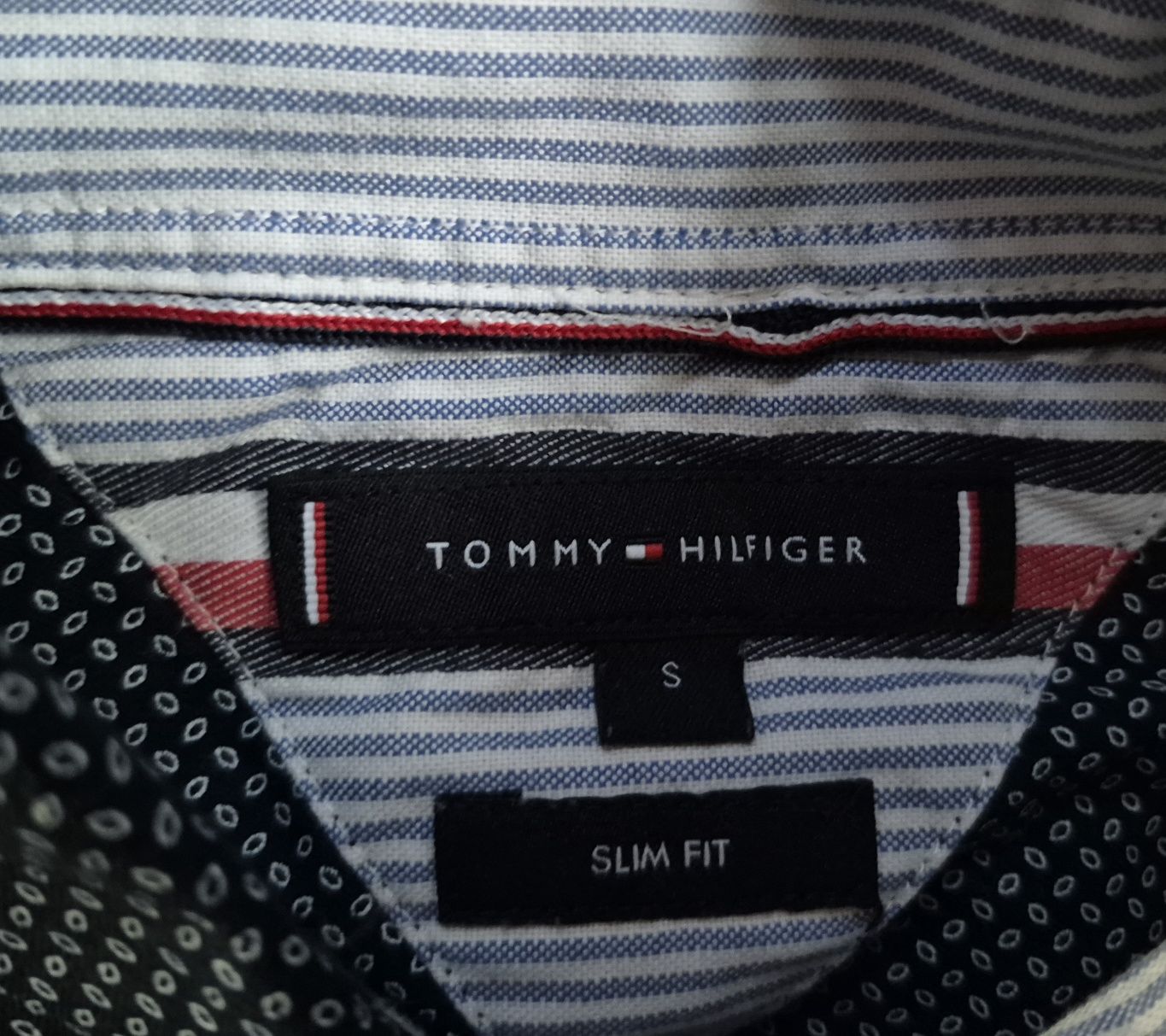 Сорочка темно-синя tommy hilfiger розмір s
