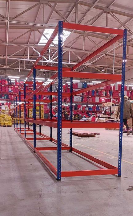 Regały półkowe sklepowe magazynowe metalowe mocne 5 lat gwarancji