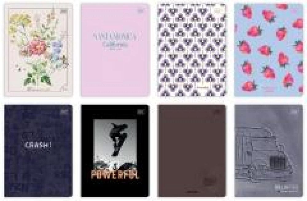 Zeszyt A5/60K linia M 70g UV mix (10szt) INTERDRUK folia,210x159 mm