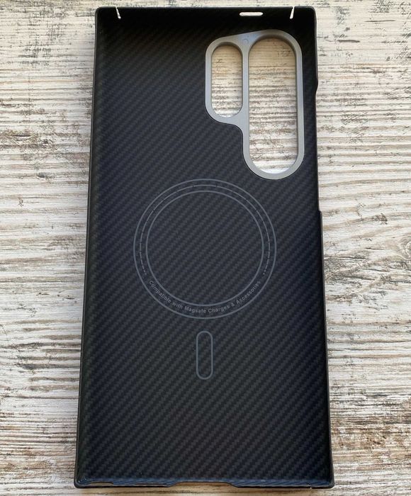 Карбоновый чехол Premium Slim Carbon для Samsung S24 Ultra, S23 Ultra