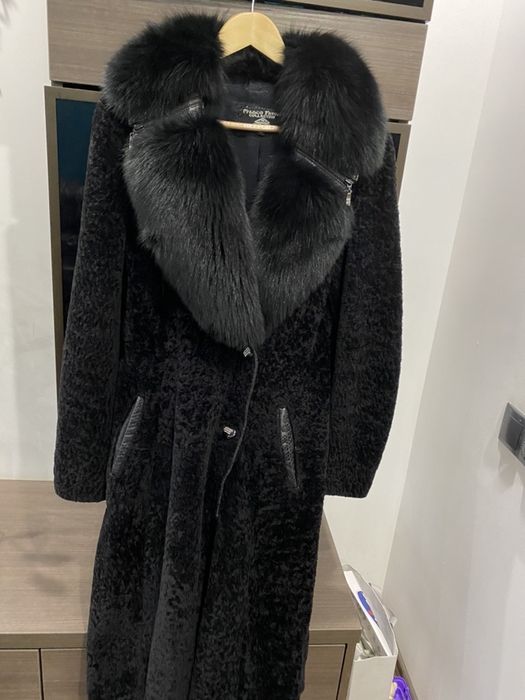 Шуба/пальто мутон, мех писец