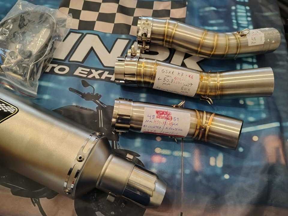 Kit escape yoshimura - +curva suzuki gsxr, r6 \curvas p outros modelos