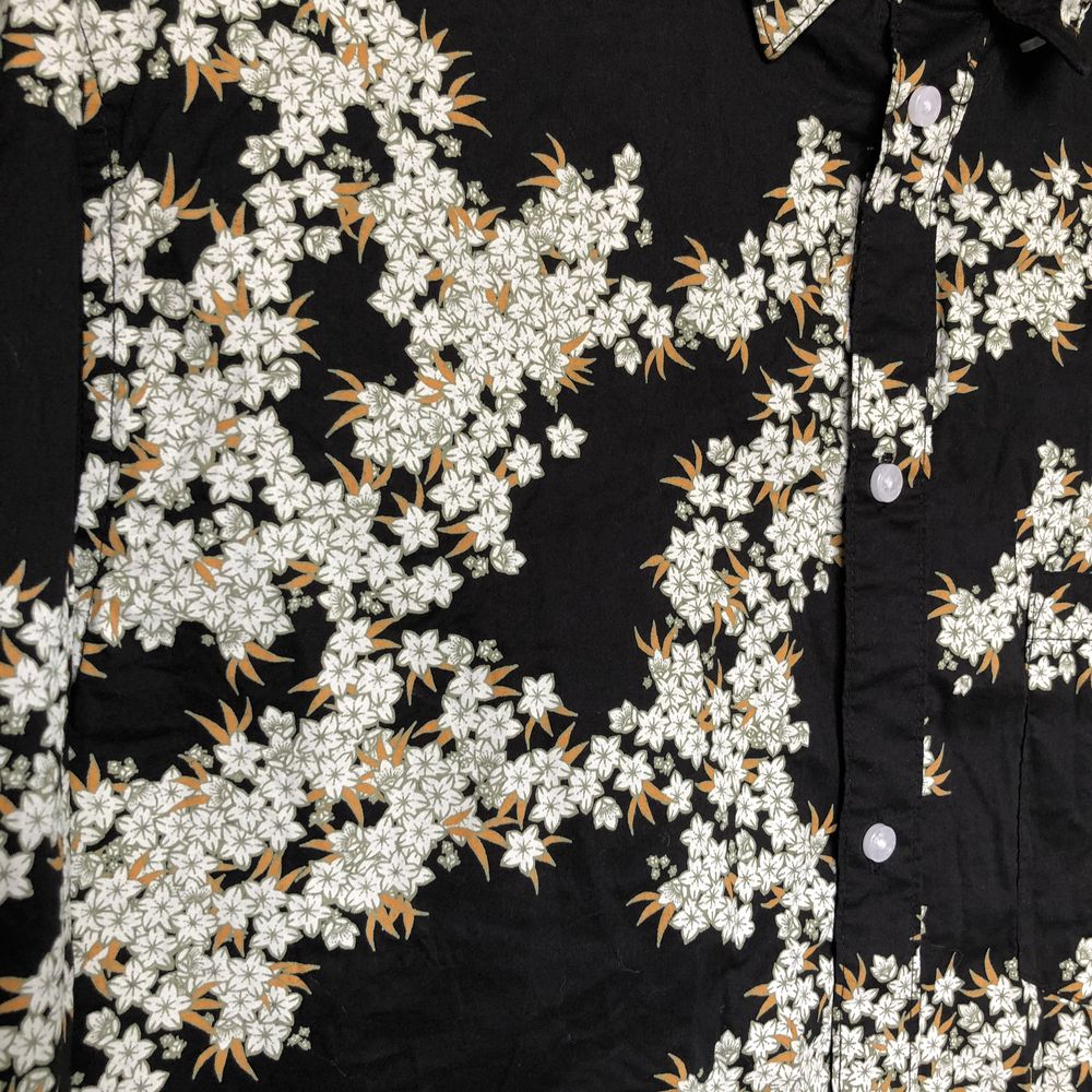 Koszula w kwiatki H&M Regular Fit [M]